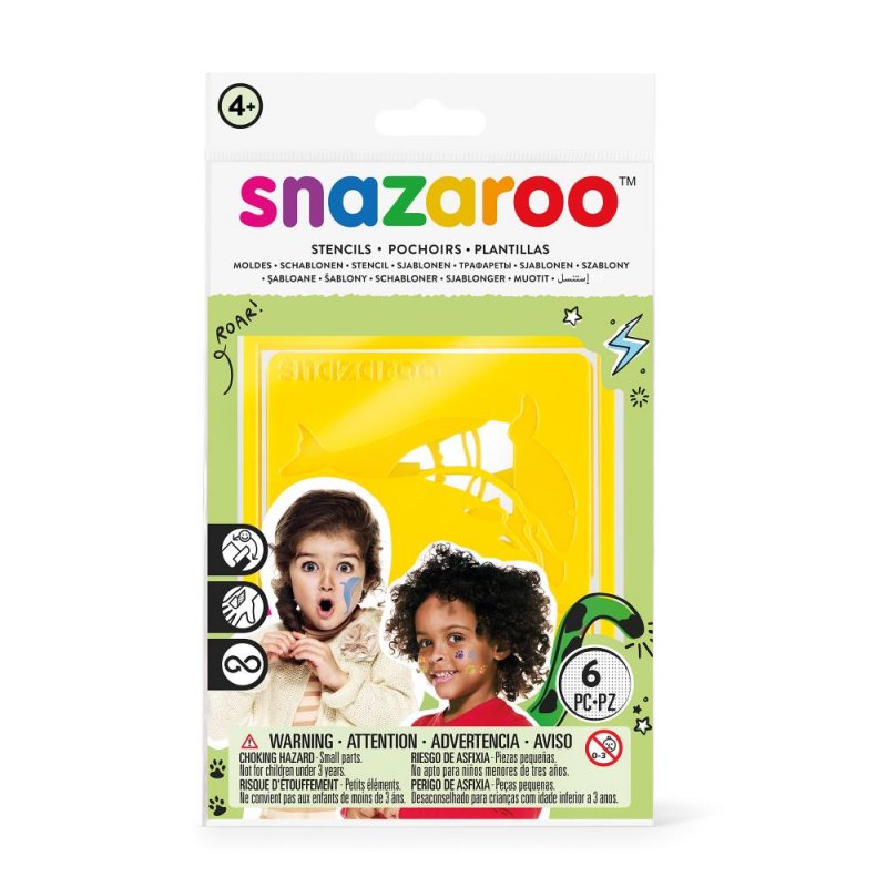 Set de 6 Stencils Snazaroo Unisexo
