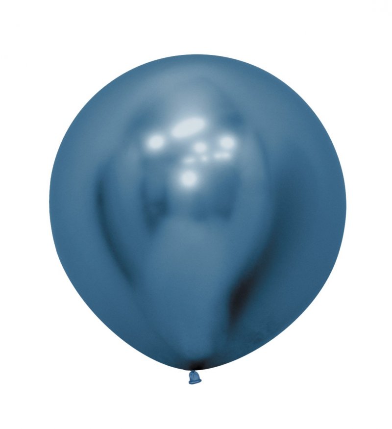 10 Balões latex R24 (60cm) - Reflex Blue - 940