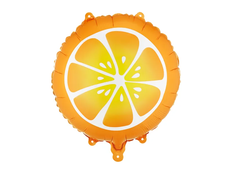 Balão Foil 35cm Fruta - Laranja