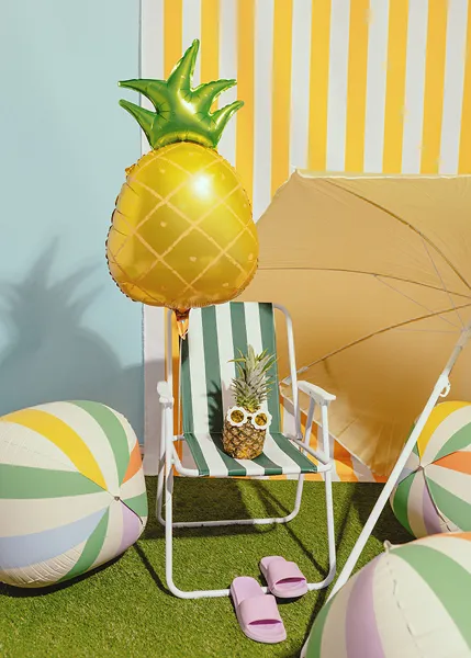 Balão Foil 38x68cm Fruta - Ananás