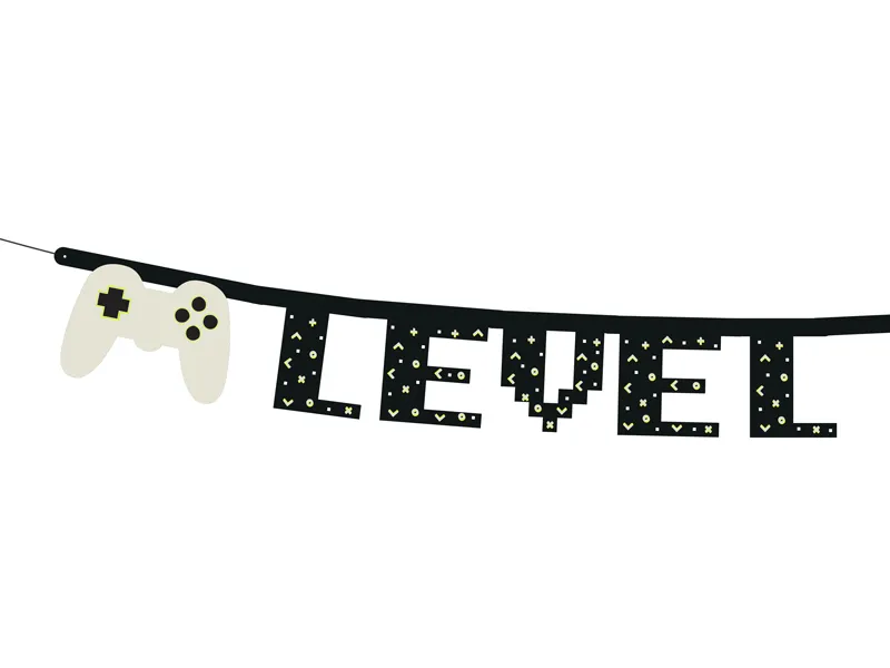 Grinalda 'Level Up Brithday' 2,5m