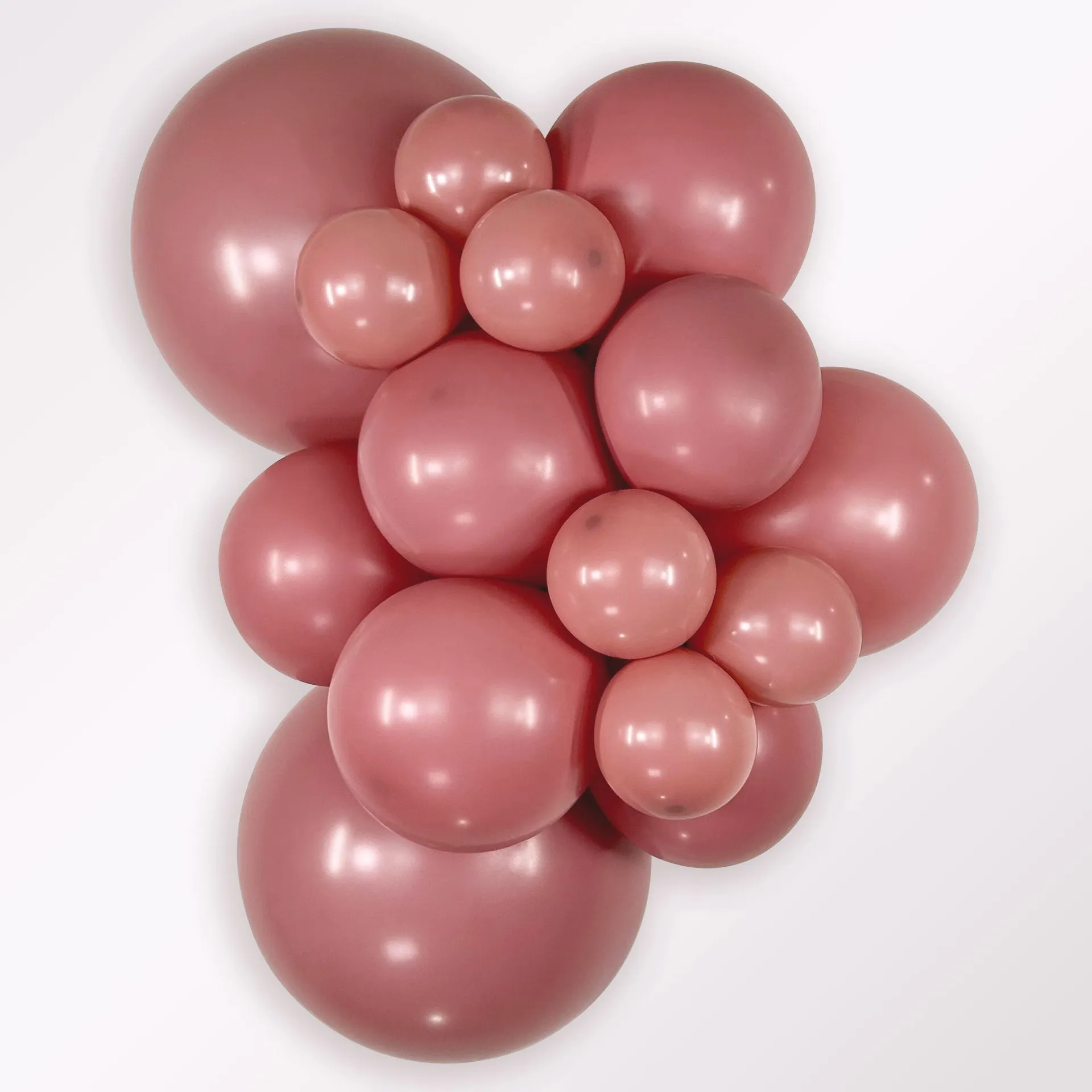 100 Balões latex R5 (12cm) - Rosewood - 010