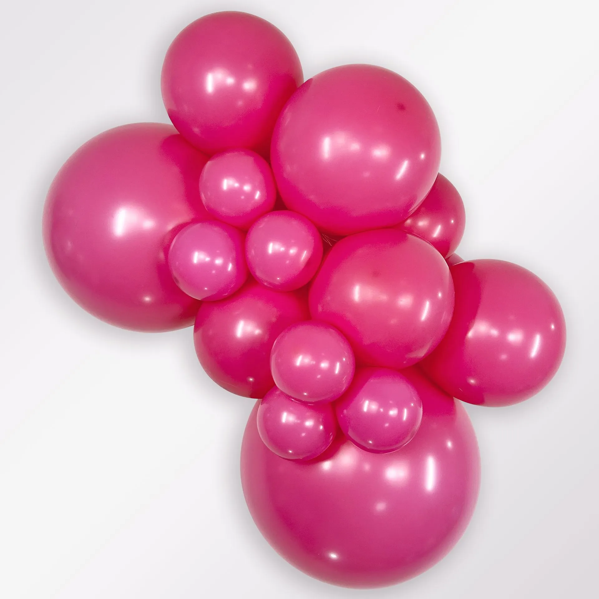15 Balões latex R18 (45cm) - Fuchsia - 012