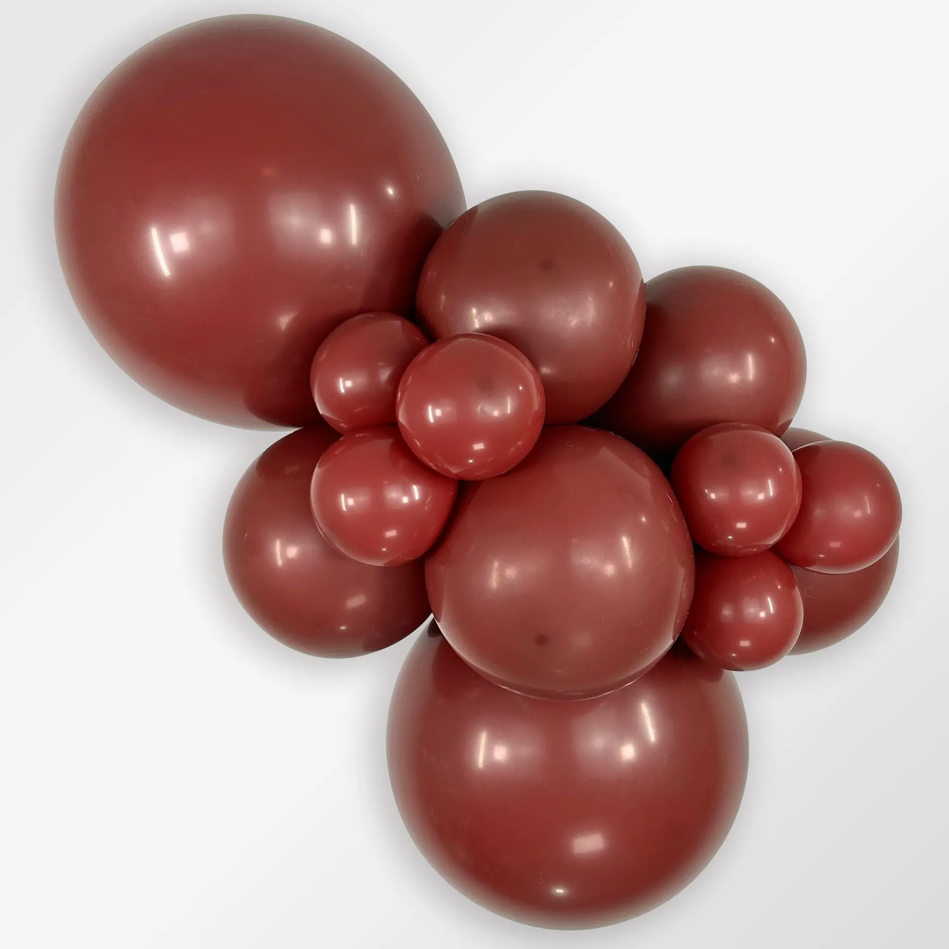 15 Balões latex R18 (45cm) - Merlot - 018