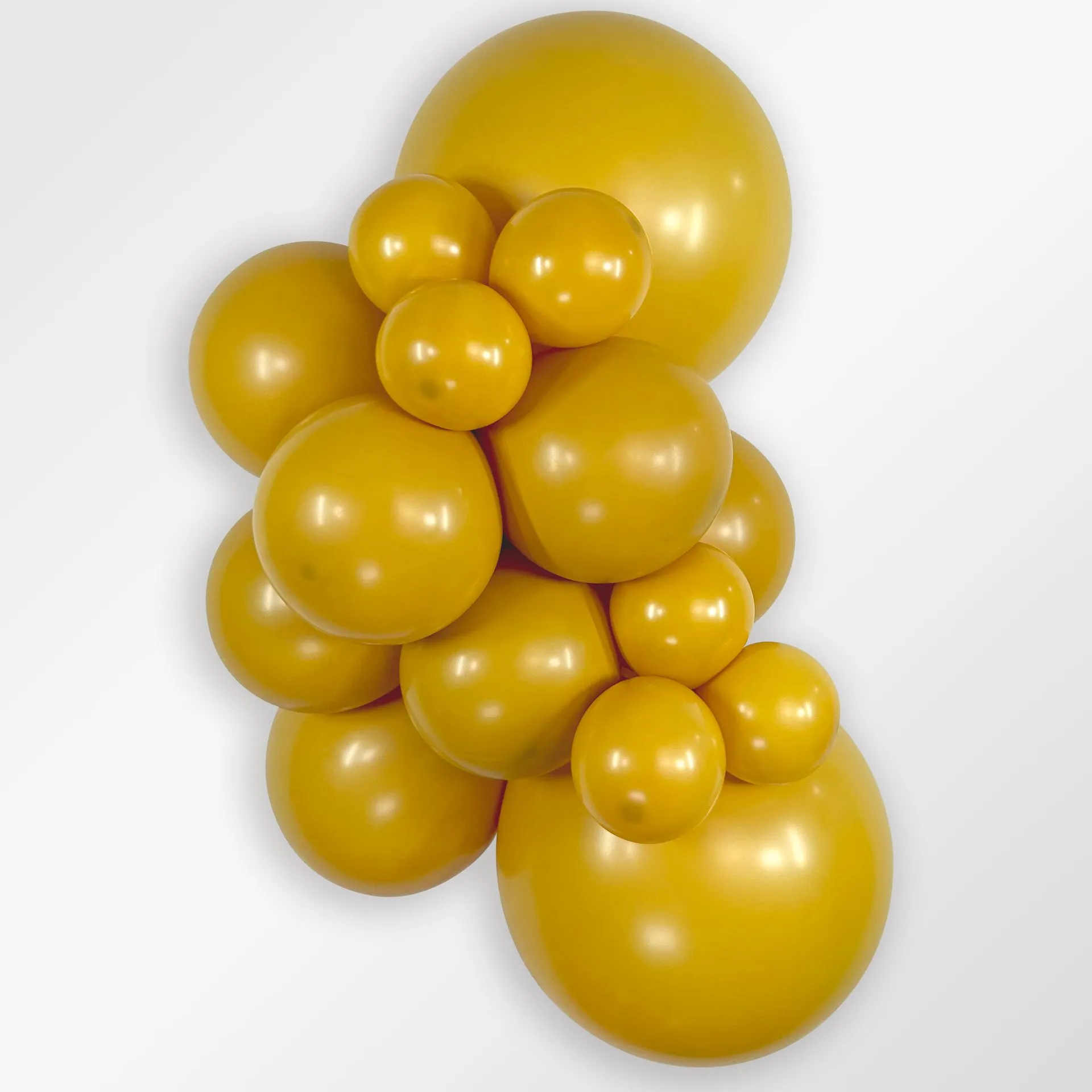 100 Balões latex R5 (12cm) - Mustard - 023