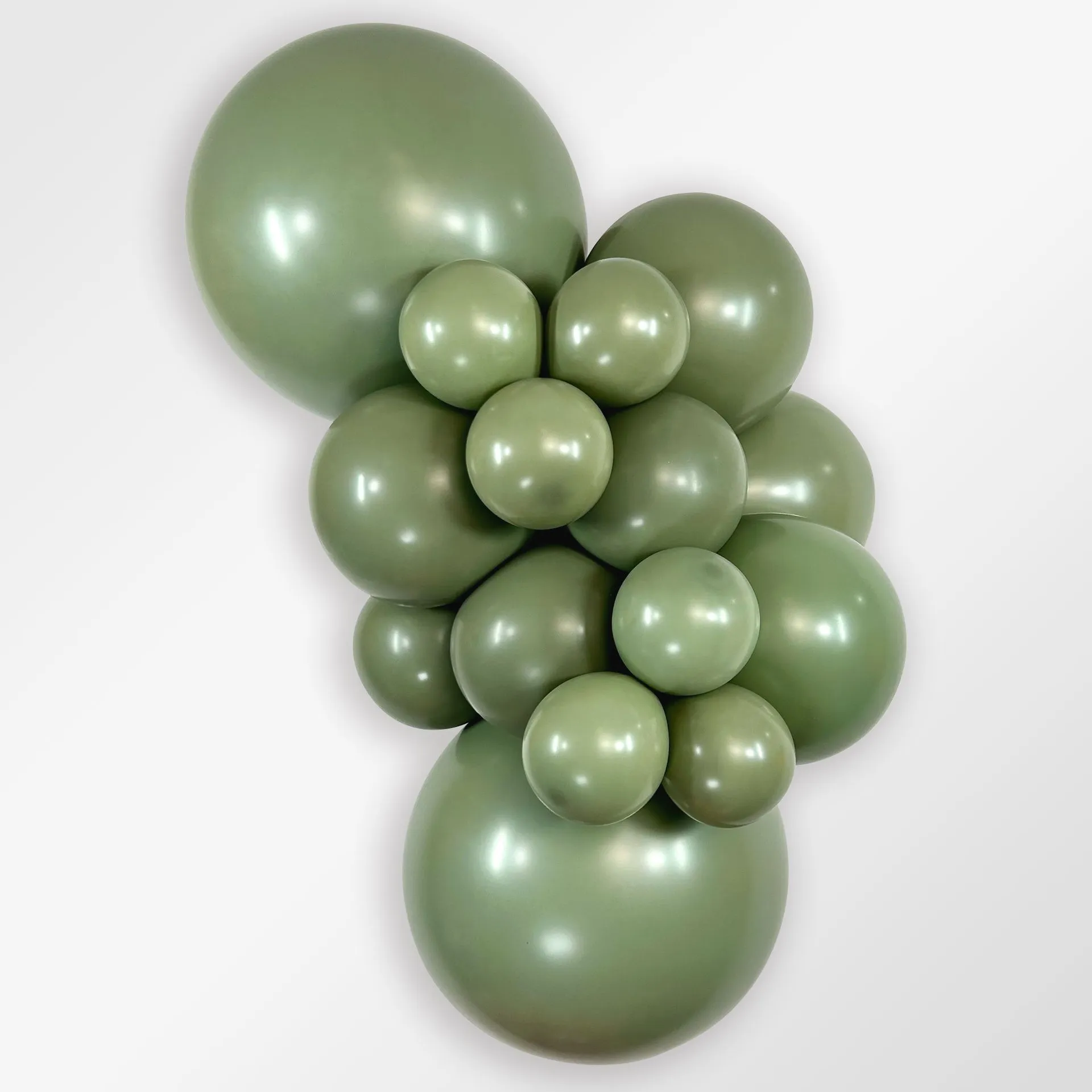 100 Balões latex R5 (12cm) - Eucalyptus - 027