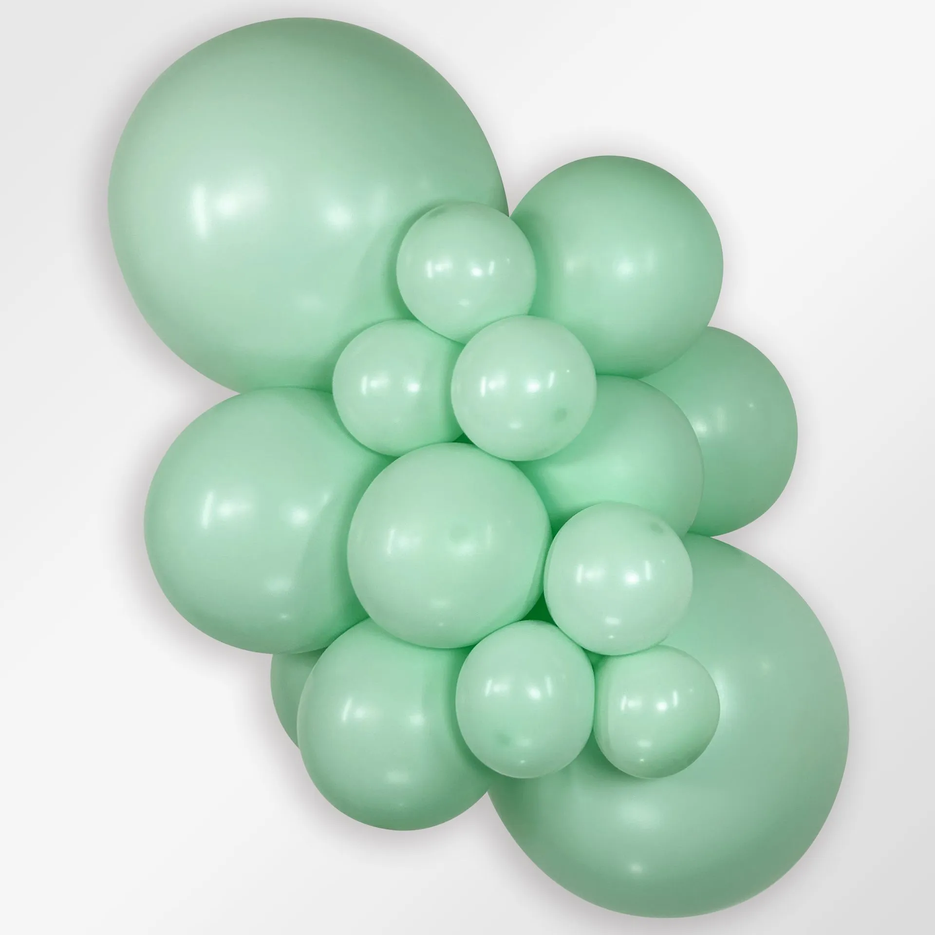 10 Balões latex R24 (60cm) - Pastel Matte Green - 630
