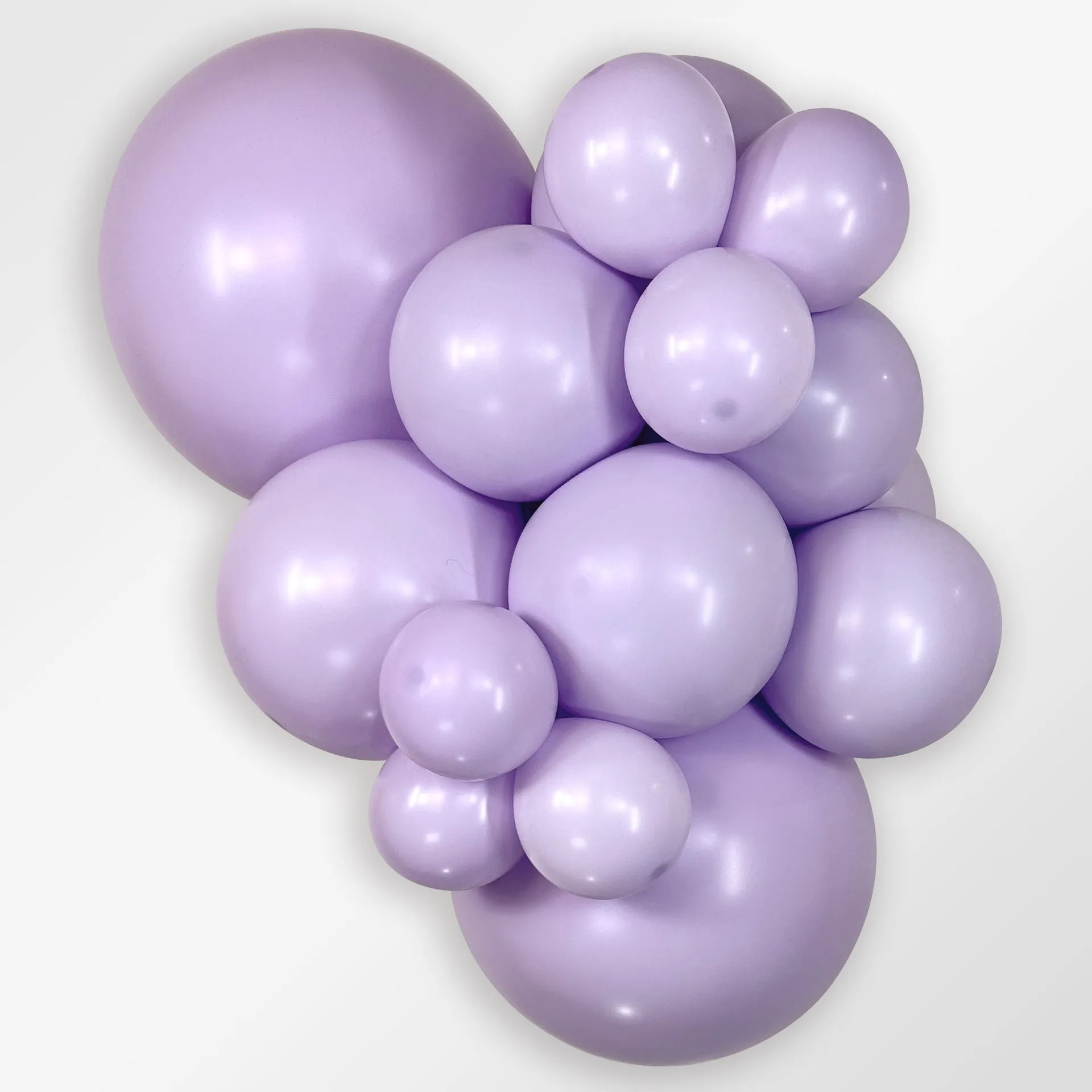 10 Balões latex R24 (60cm) - Pastel Matte Lilac - 650