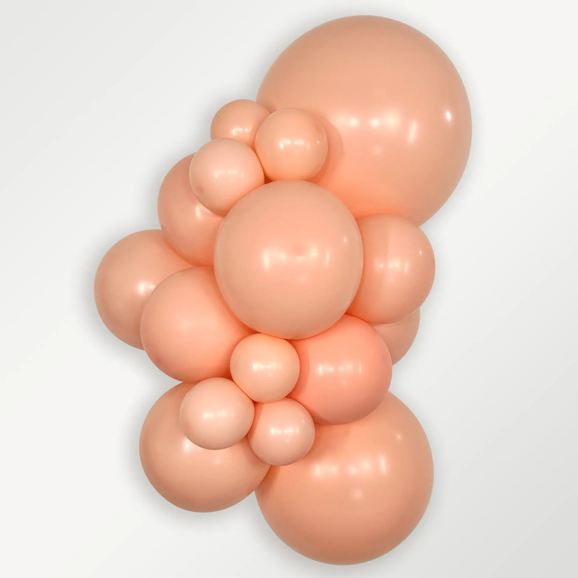 100 Balões latex R5 (12cm) - Pastel Matte Melon - 663