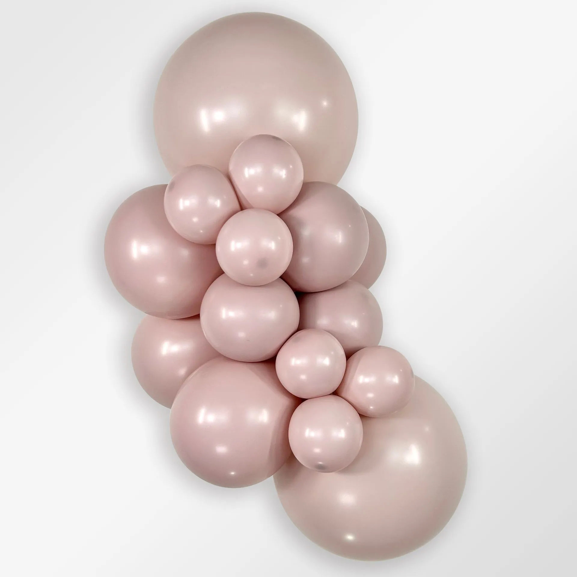 10 Balões latex R24 (60cm) - Pastel Dusk Rose - 110