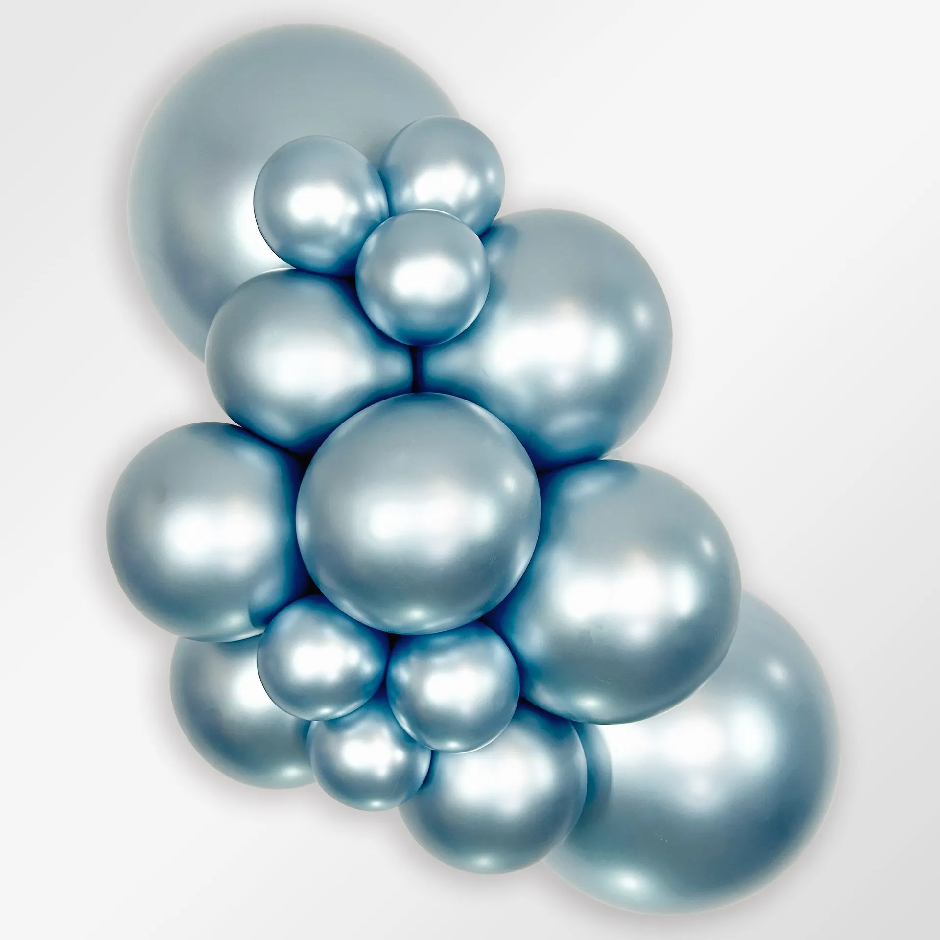 15 Balões latex R18 (45cm) - Silk Arctic Blue - 839