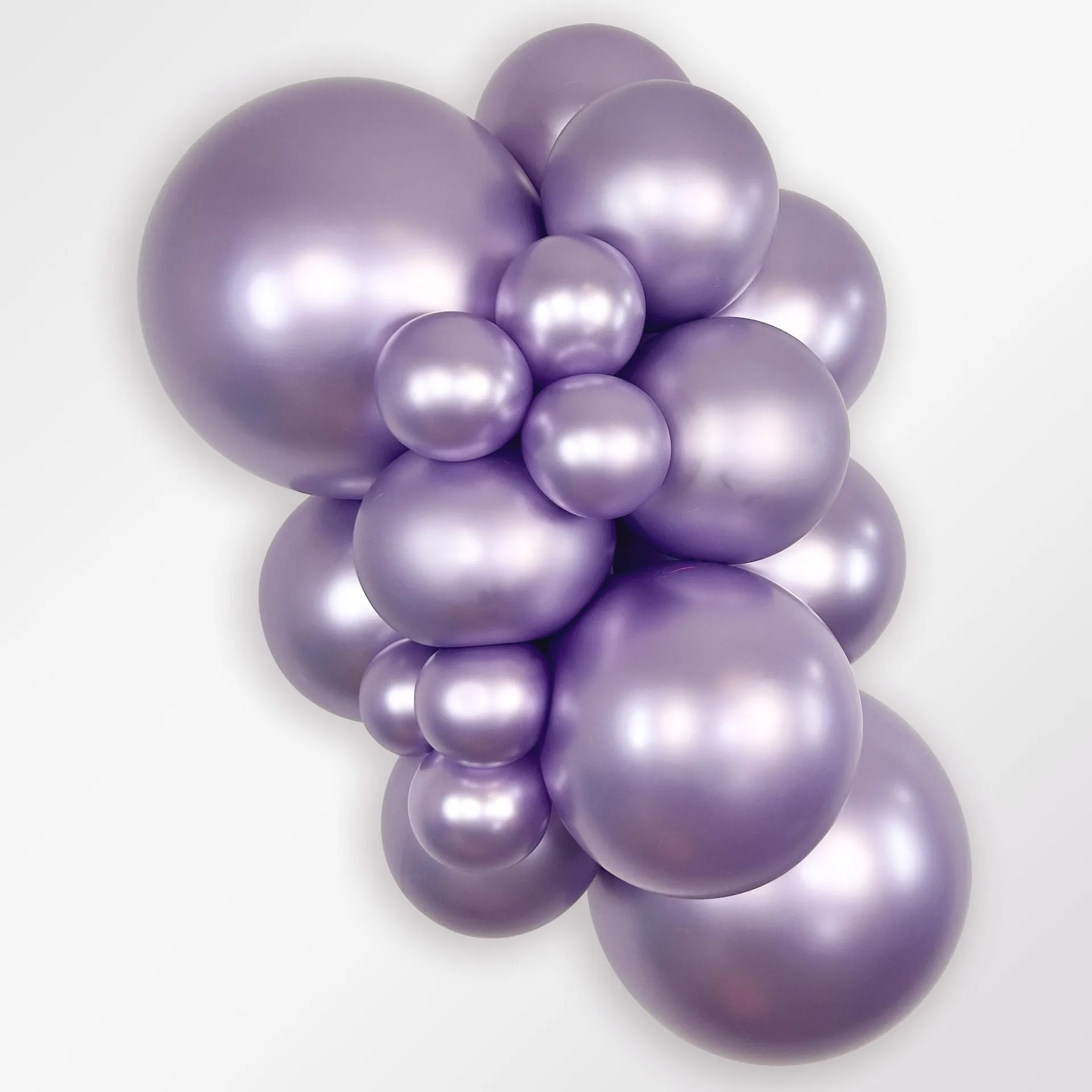 50 Balões latex R12 (30cm) - Silk Light Amethyst - 850
