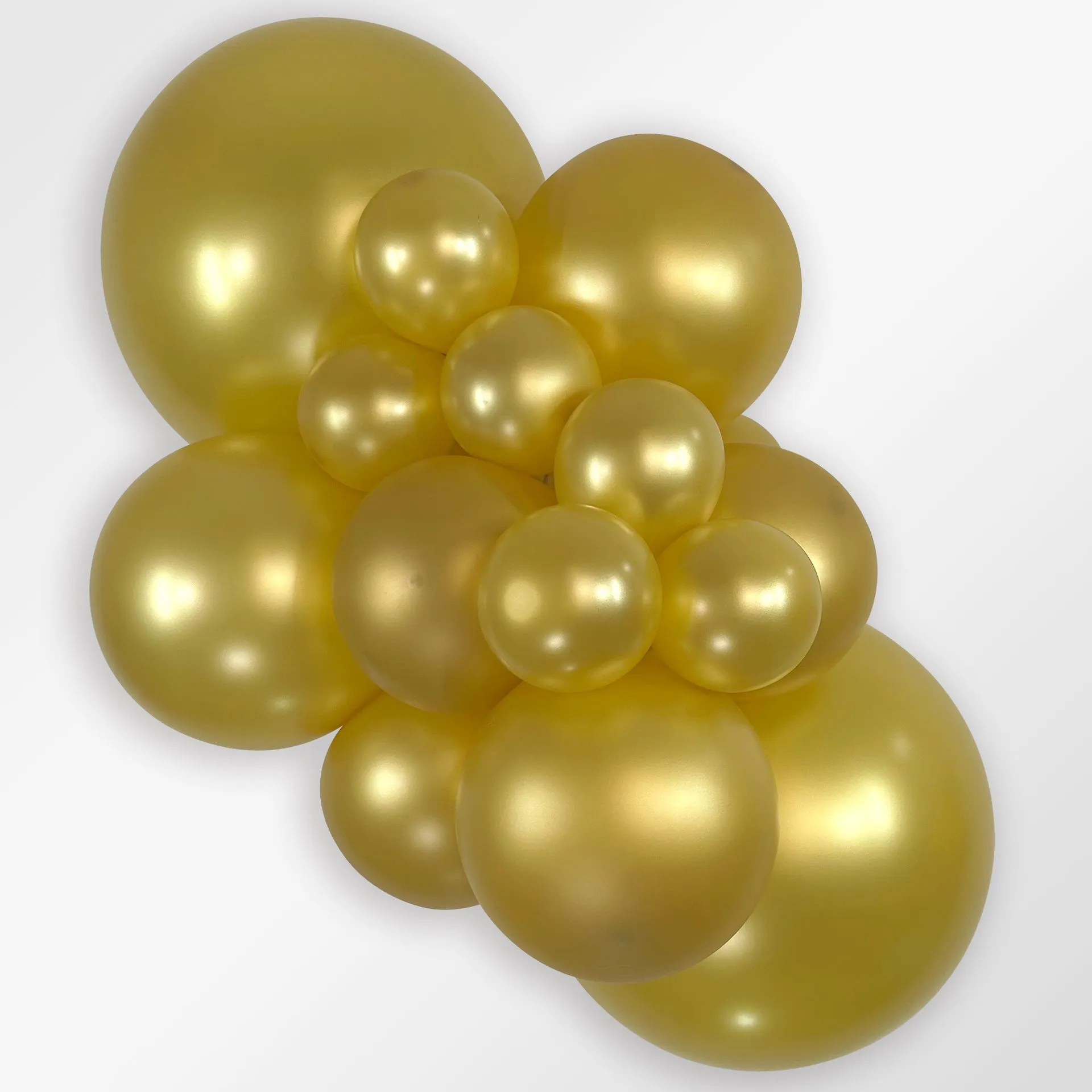 100 Balões latex R5 (12cm) - Metallic Gold - 570
