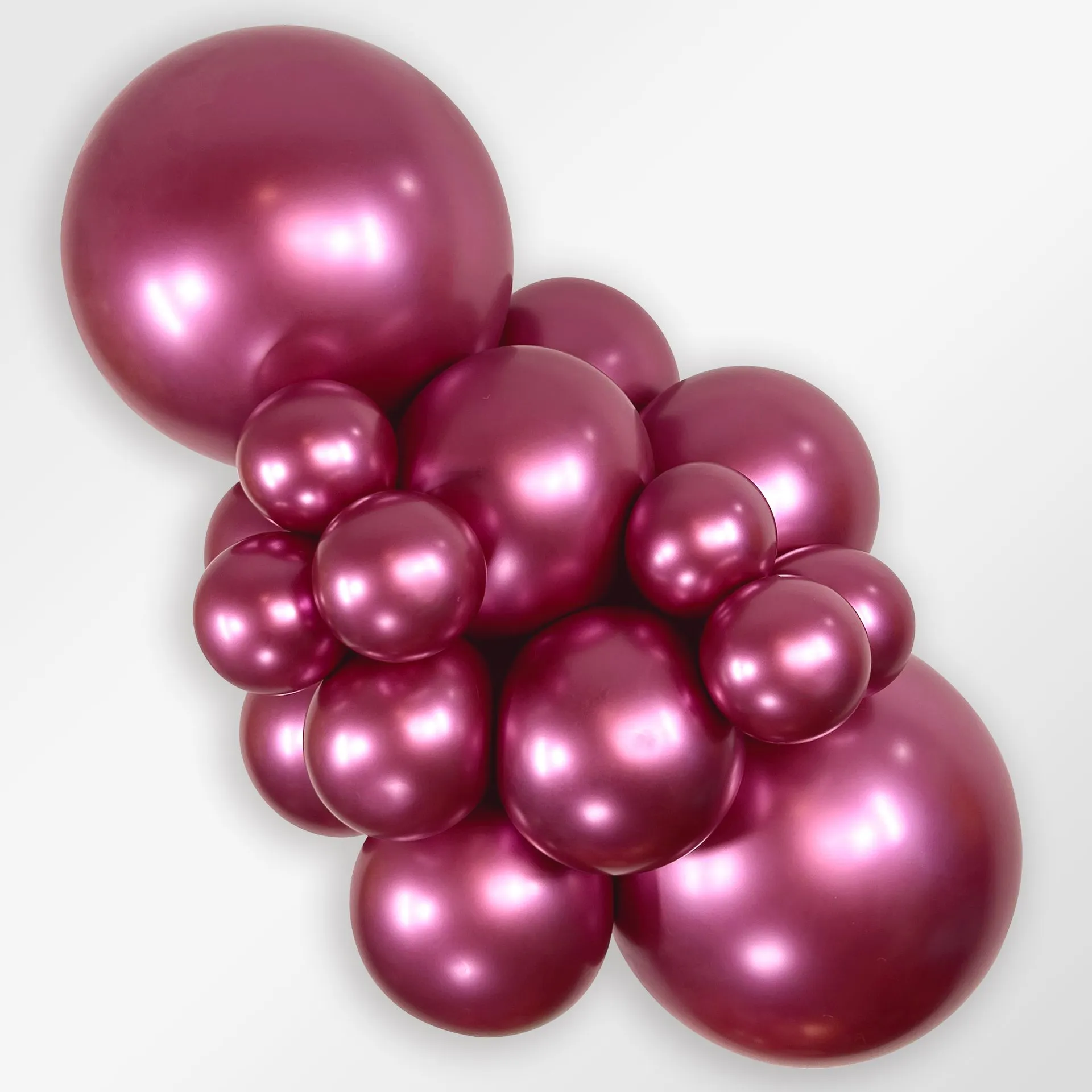 15 Balões latex R18 (45cm) - Reflex Fuchsia - 912