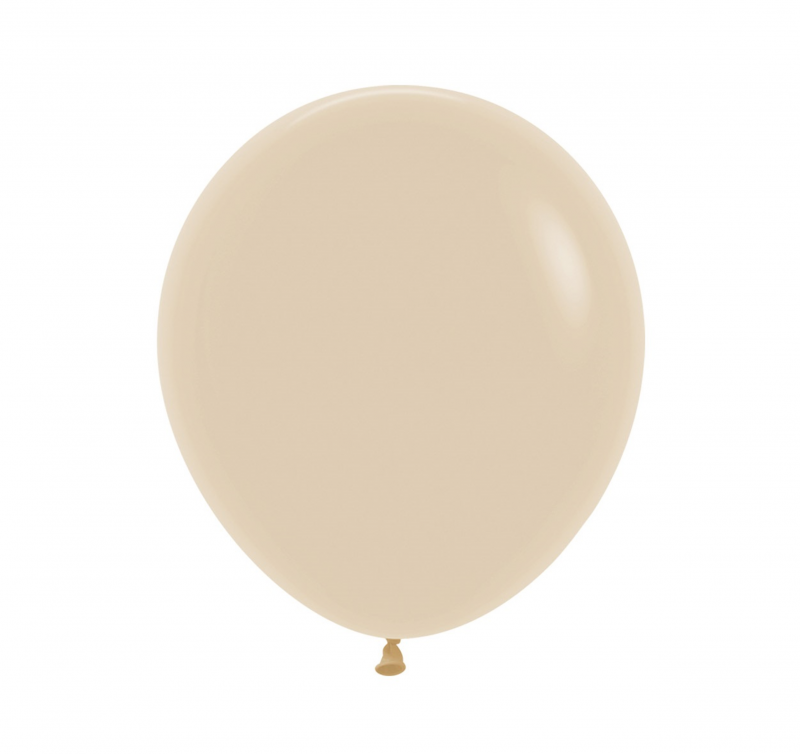 25 Balões latex R18 (45cm) - White Sand - 071
