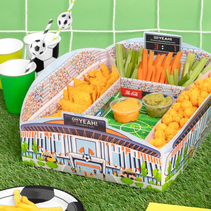 Bandeja Aperitivos 30x36cm Estádio de Futebol