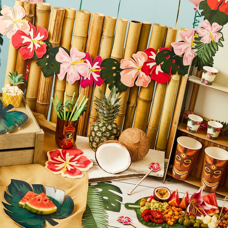 Grinalda 2m Folhas Tropical