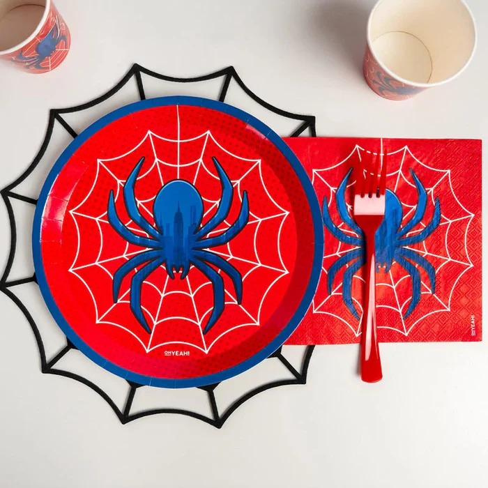 6 Pratos 23cm Spider