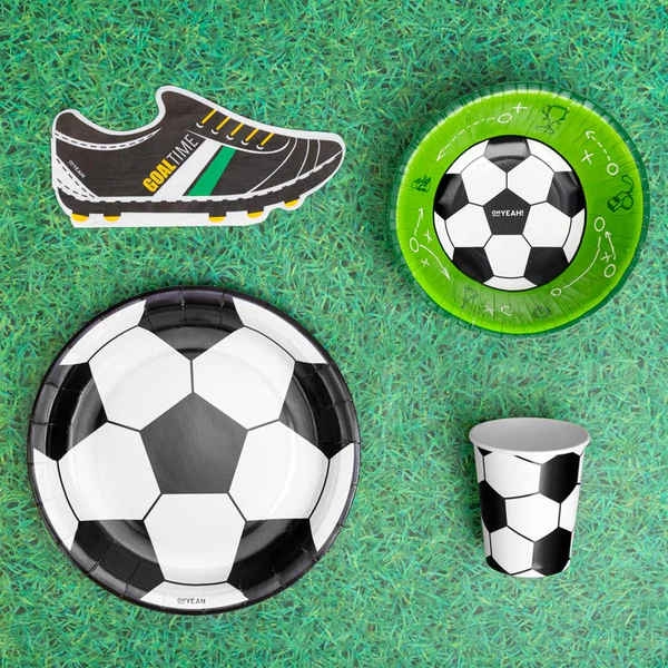 20 Guardanapos 40x20cm Chuteira Futebol