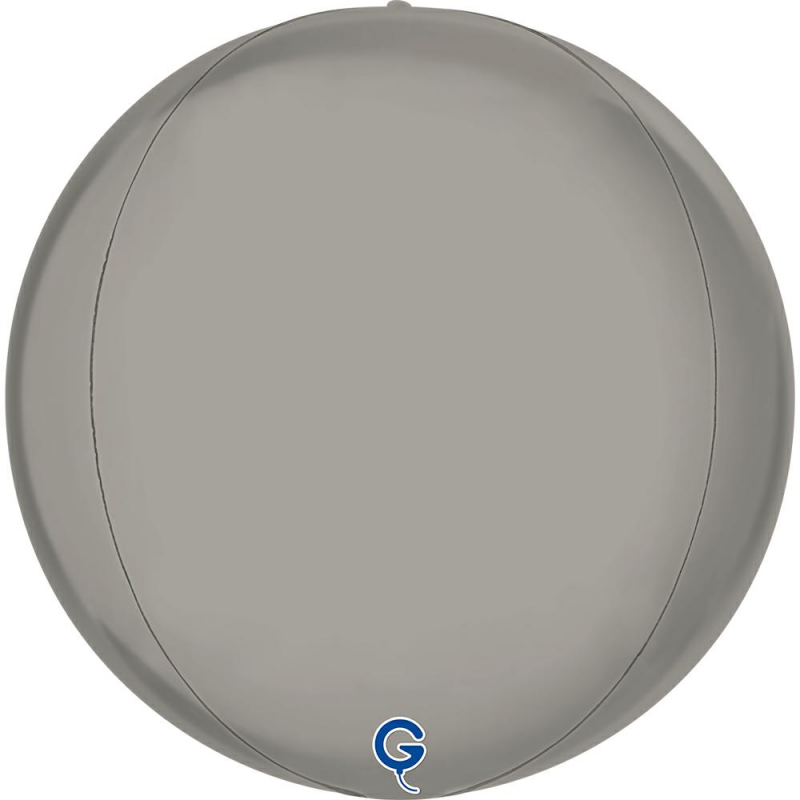 Balão Foil Globe 38cm Platinum Pure