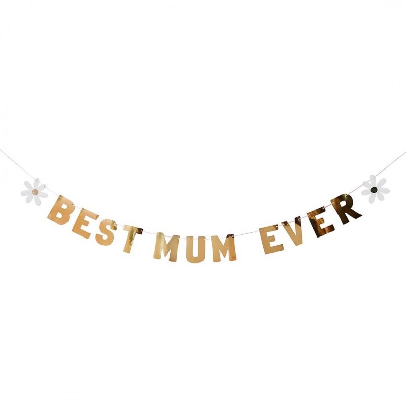 Grinalda 2m Best Mum Ever Dourada