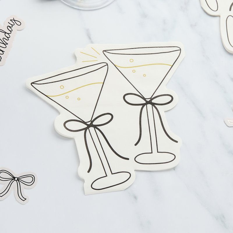 16 Guardanapos Cocktail 16,5x15,3cm