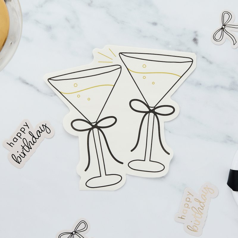 16 Guardanapos Cocktail 16,5x15,3cm