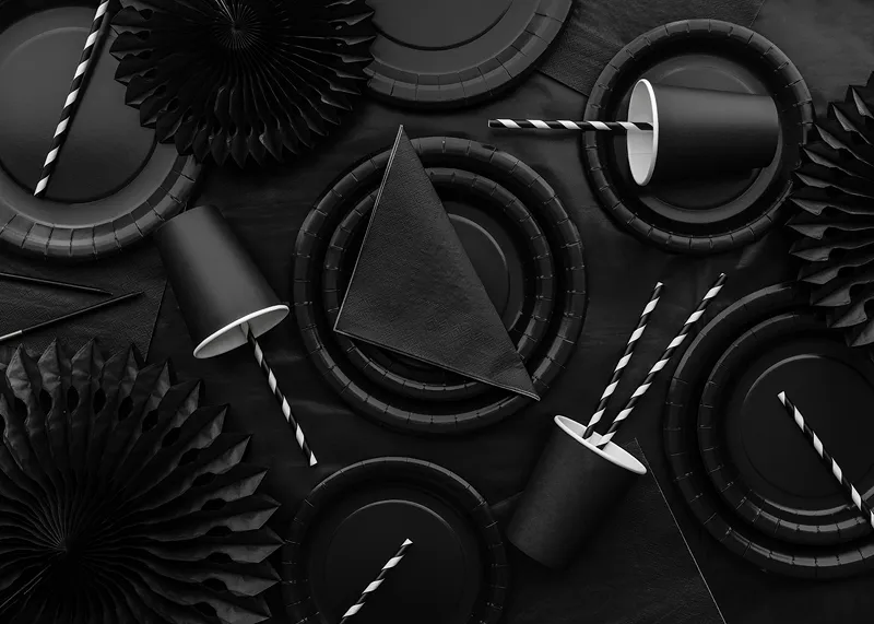 Toalha de mesa 137x183cm Preto