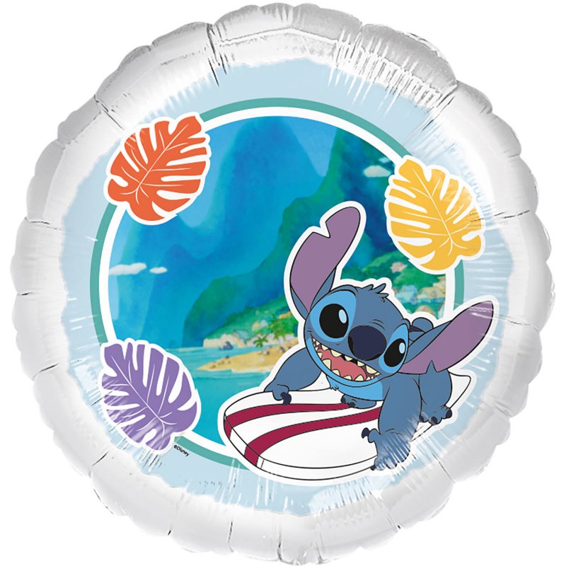 Balão Foil 45cm Stitch Surfer