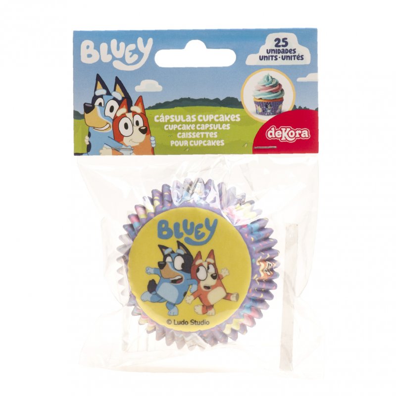 25 Formas Cupcake Bluey e Bingo