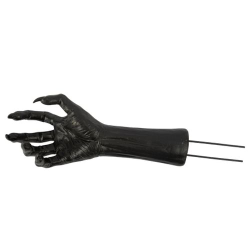 Mão de Esqueleto Resina Preta 24,5cm