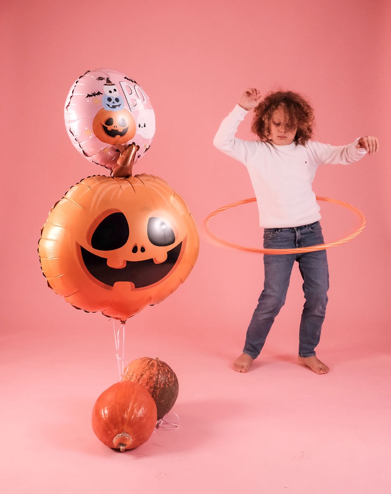 Balão Foil 56cm Abóbora 