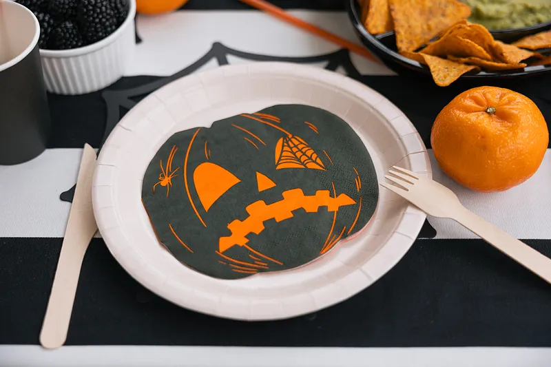 20 Guardanapos 16,5x15cm Scary Pumpkins - Halloween