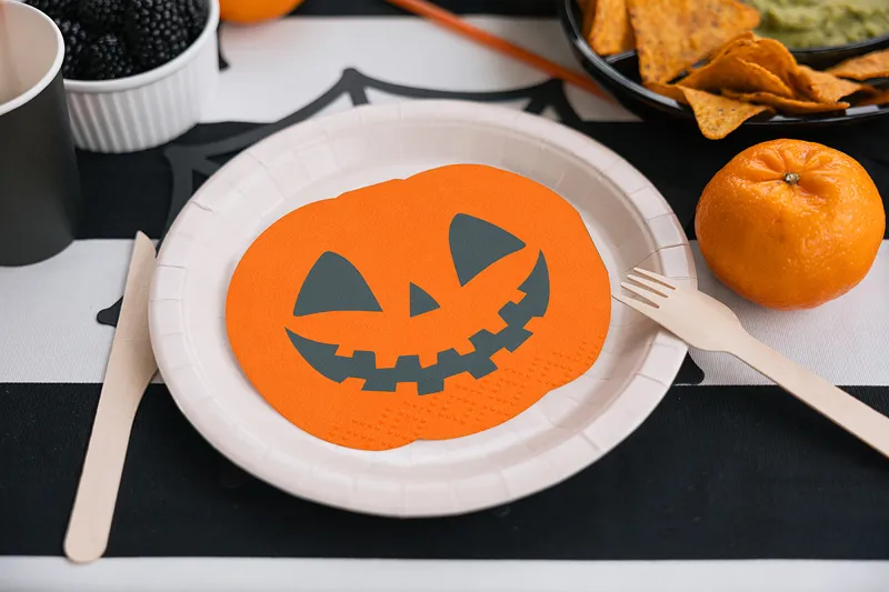 20 Guardanapos 16,5x15cm Scary Pumpkins - Halloween