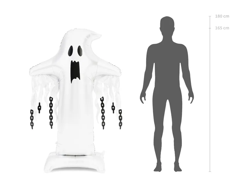 Balão Foil Standing 109x165cm Fantasma XXL - Halloween
