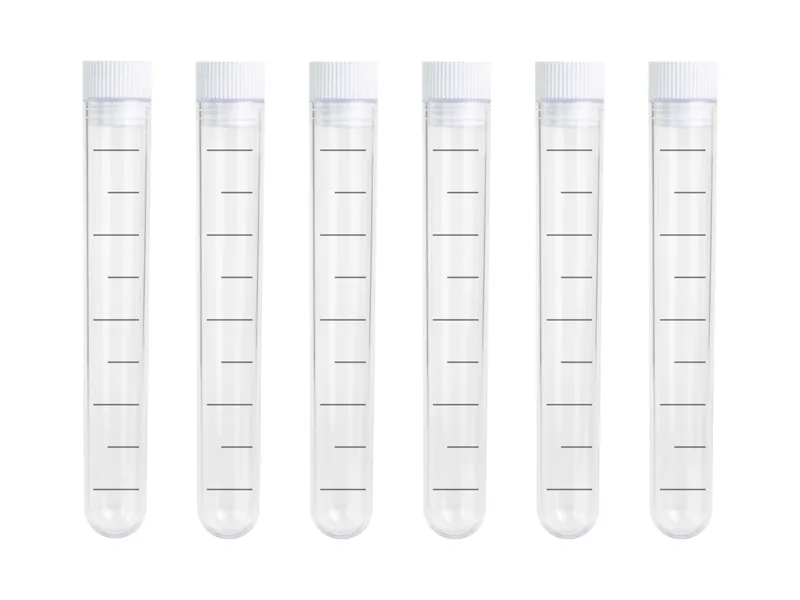 6 Tubos de Ensaio - Copos de Shot 13ml Halloween