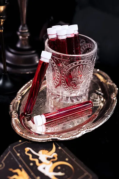 6 Tubos de Ensaio - Copos de Shot 13ml Halloween