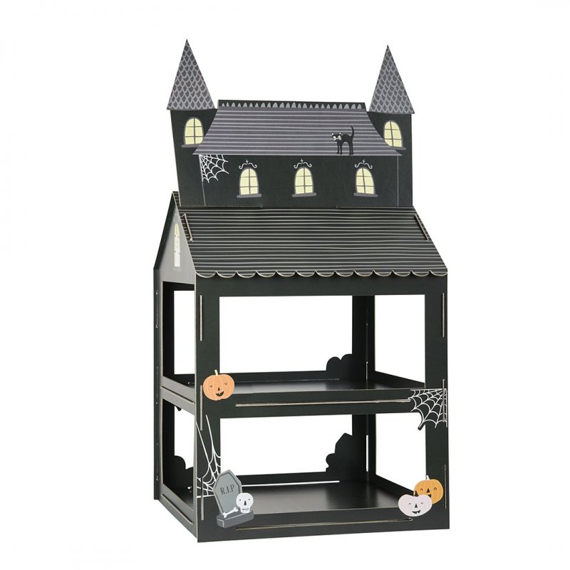 Cupcake Stand 2 Andares 65x32x28cm Casa Assombrada - Halloween