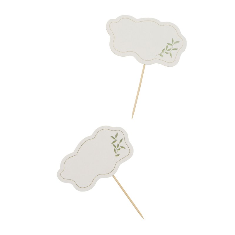 12 Picks 8,7x7,5cm - Botanical