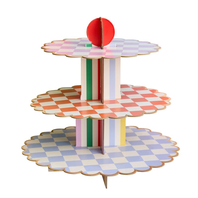 Cupcake Stand 3 Andares 34x35cm - Playful Brights