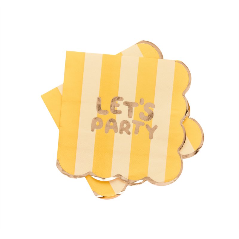 16 Guardanapos Papel Let's Party - Playful Brights