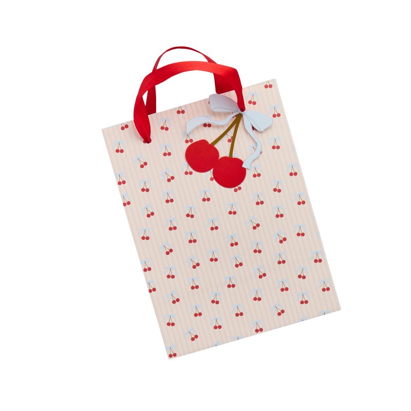 4 Sacos para Lembranças 20x15cm - Rococo Cherries