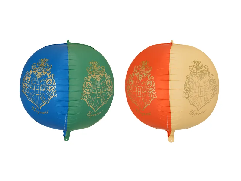 Balão Foil Esfera 50cm Brasão Hogwarts Harry Potter