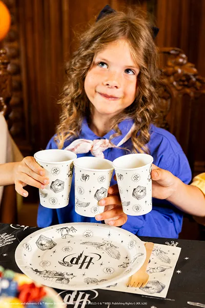 6 Copos de Papel 250ml Harry Potter