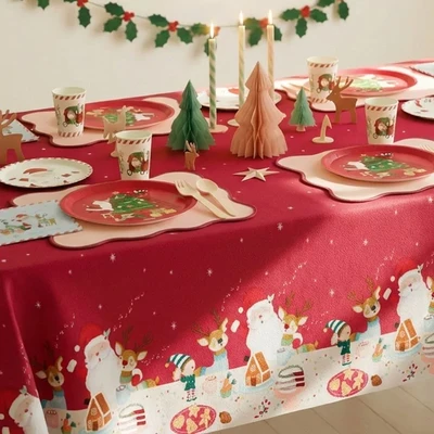 Rolo Toalha de Mesa 1,20x5m Pai Natal
