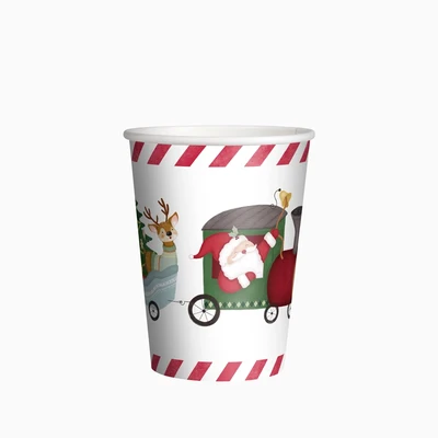 6 Copos 270ml Pai Natal