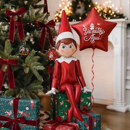 Balão Foil 3D 80x50cm The Elf on the Shelf