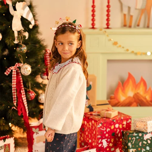 Bandolete de Natal com Figuras Natalícias