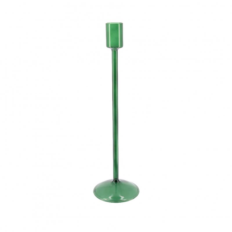 Castiçal 8,5x30cm Elegância Verde 