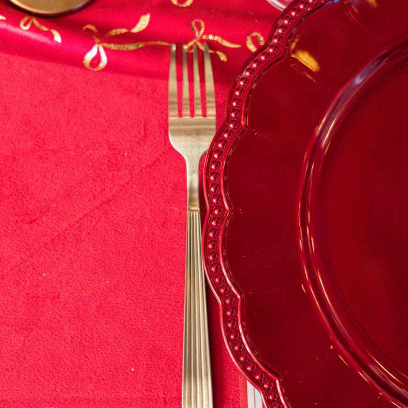 Base para Pratos 33cm Prestige Vermelho